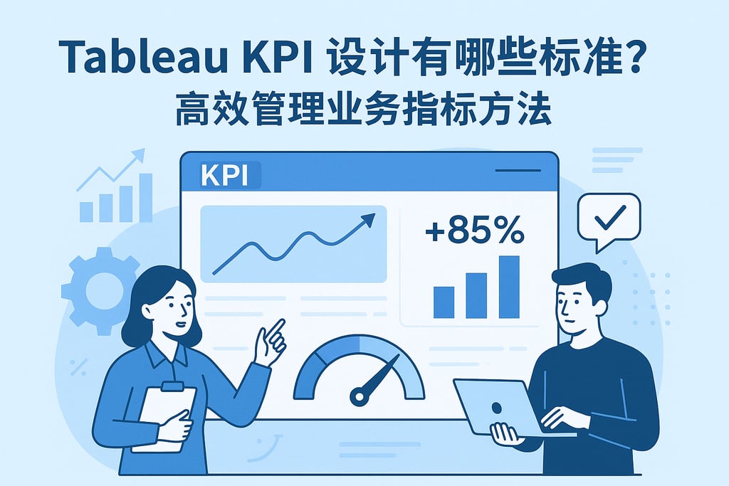 Tableau KPI设计有哪些标准？高效管理业务指标方法